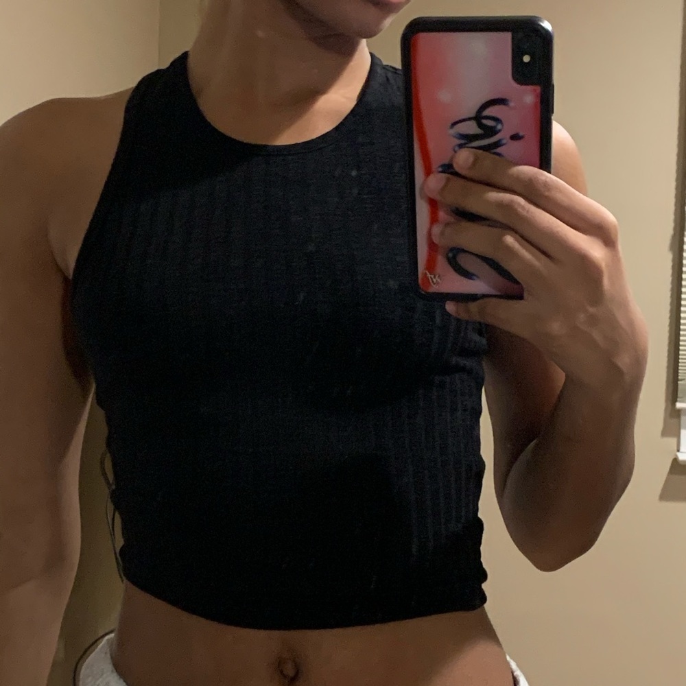 urban outfitters ribbed crop tank